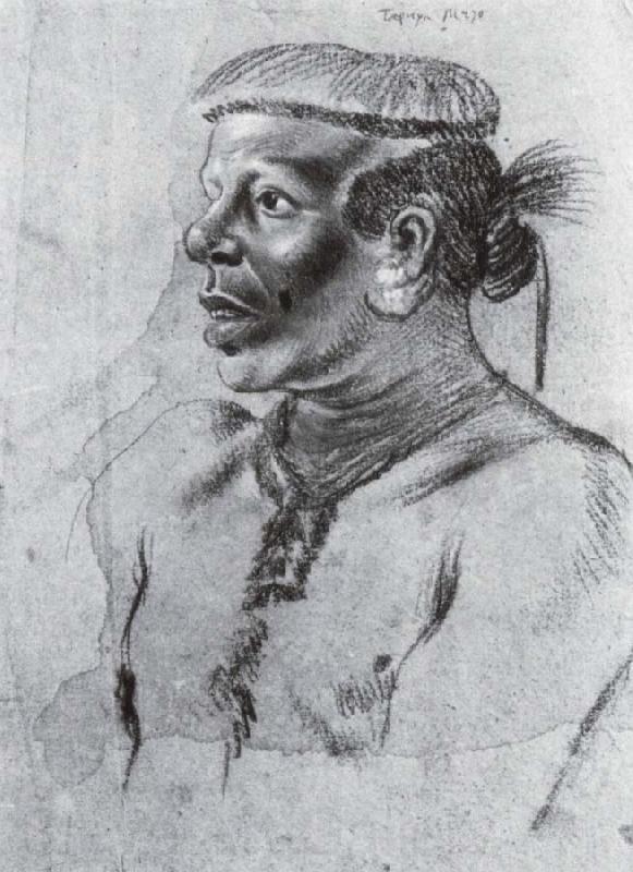 Albert van der Eeckhout Tapuya Indianer Norge oil painting art